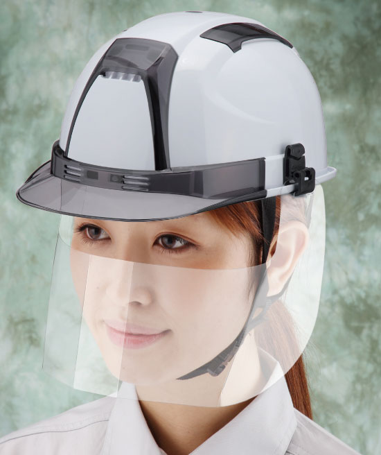 割引 トーヨーセーフティーヘルメット取付用シールド レンズ：透明防じん用 紫外線しゃ光用No.1430-C discoversvg.com